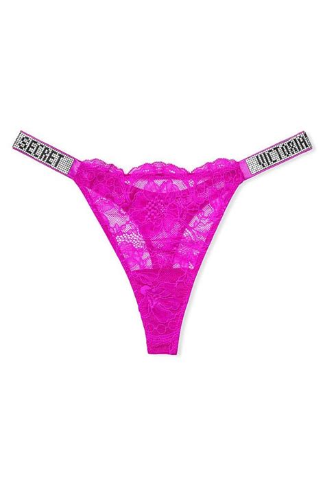 pink thong victoria secret